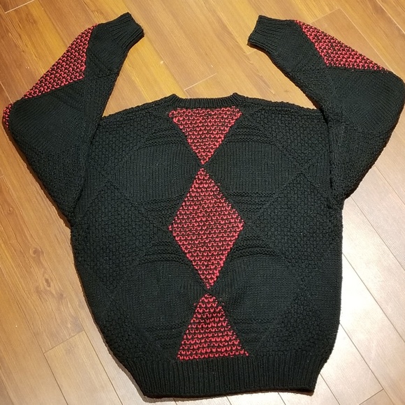 Vintage Claiborne Knitted by Hand Sweater - Picture 3 of 4